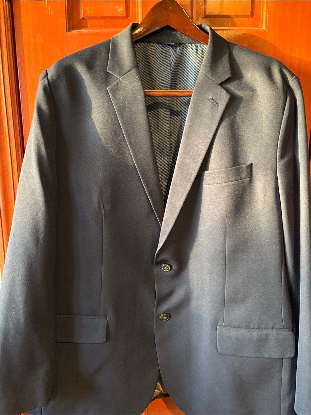 Haggar Men's Navy Sport Coat Blazer